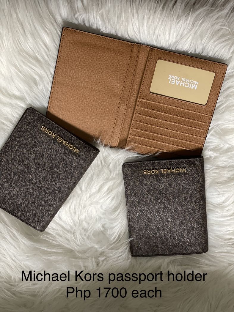 MK Passport Holder, Women's Fashion, Bags & Wallets, Wallets & Card