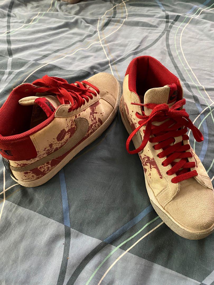 blood splatter blazer