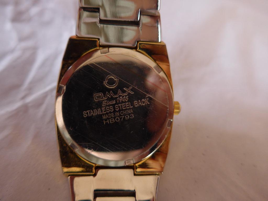 Omax since 1946 stainless 2025 steel back made in china