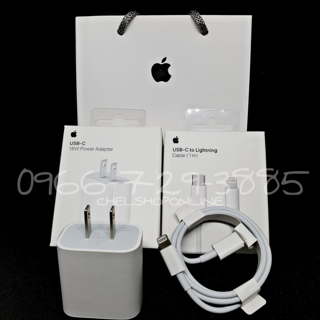 Original apple 18w adaptor and usb-c to Lightning Cable (Category: Chargers & Cables) located in Manila. Submitted by chelshoptiqueph (Listing ID 1091740314, Image 1). Description: In stocks Legit Apple Charger. 📌Apple 18Watts Power Adapter + Apple Usb-c to Lightning Cable ✔GUARANTEED ORIGINAL 101% ●Moneyback Guaranteed ●With Warranty ●Fast Charger ●Paper bag also included ●With Legit/Completed serial codes/cablemarks ●Brandnew ●Compatible up to