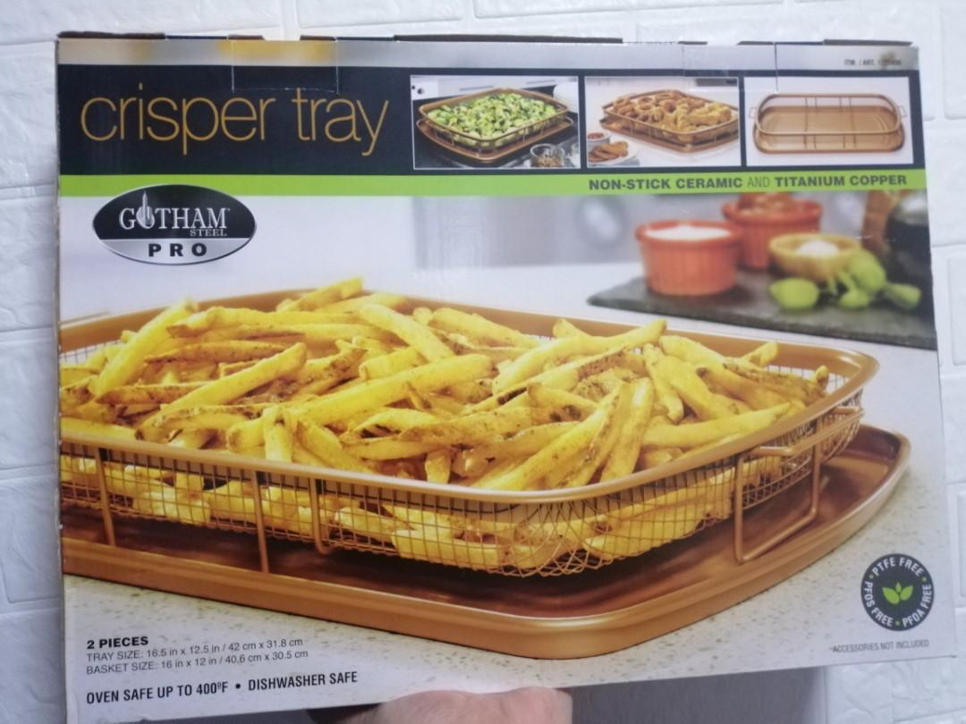 Original GOTHAM STEEL PRO CRISPER TRAY XXL Rack No airfryer, no problem