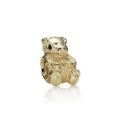 Gold teddy hotsell bear charm