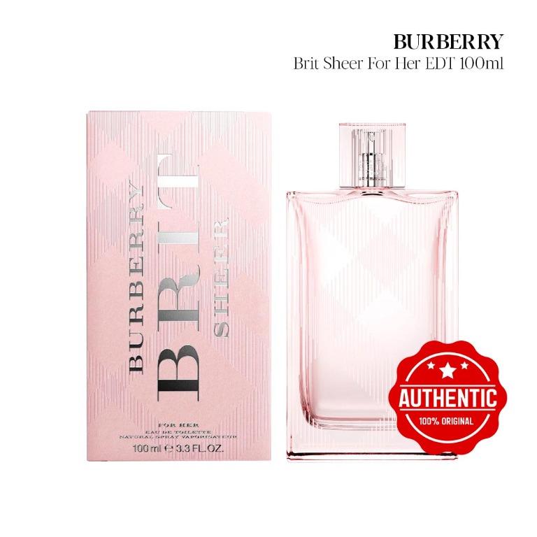 Burberry brit sheer cheap for her 200ml