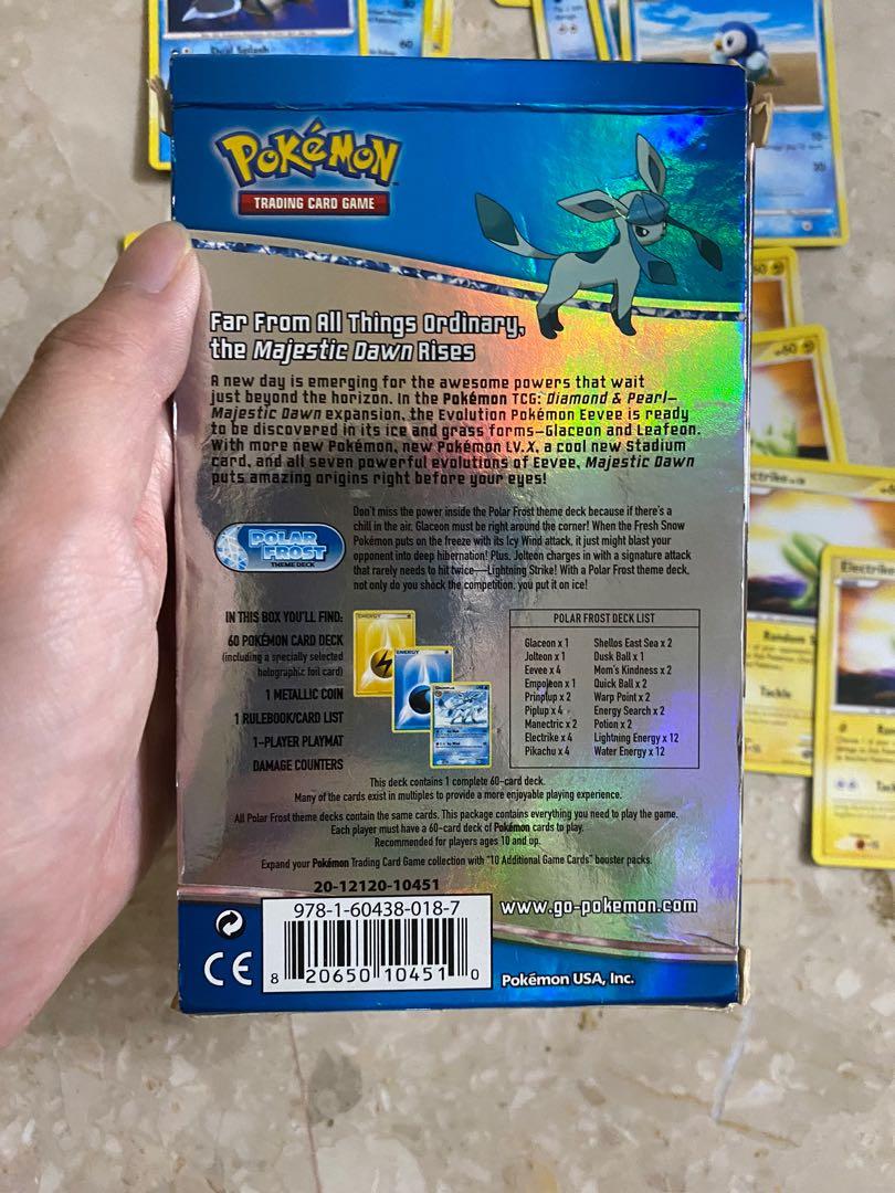 Pokemon cards Diamond Pearl Majestic Dawn Deck Complete, Hobbies & Toys,  Toys & Games on Carousell