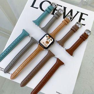 Pre order Genuine Leather Apple Watch Strap Sleek Design for females/ All models available