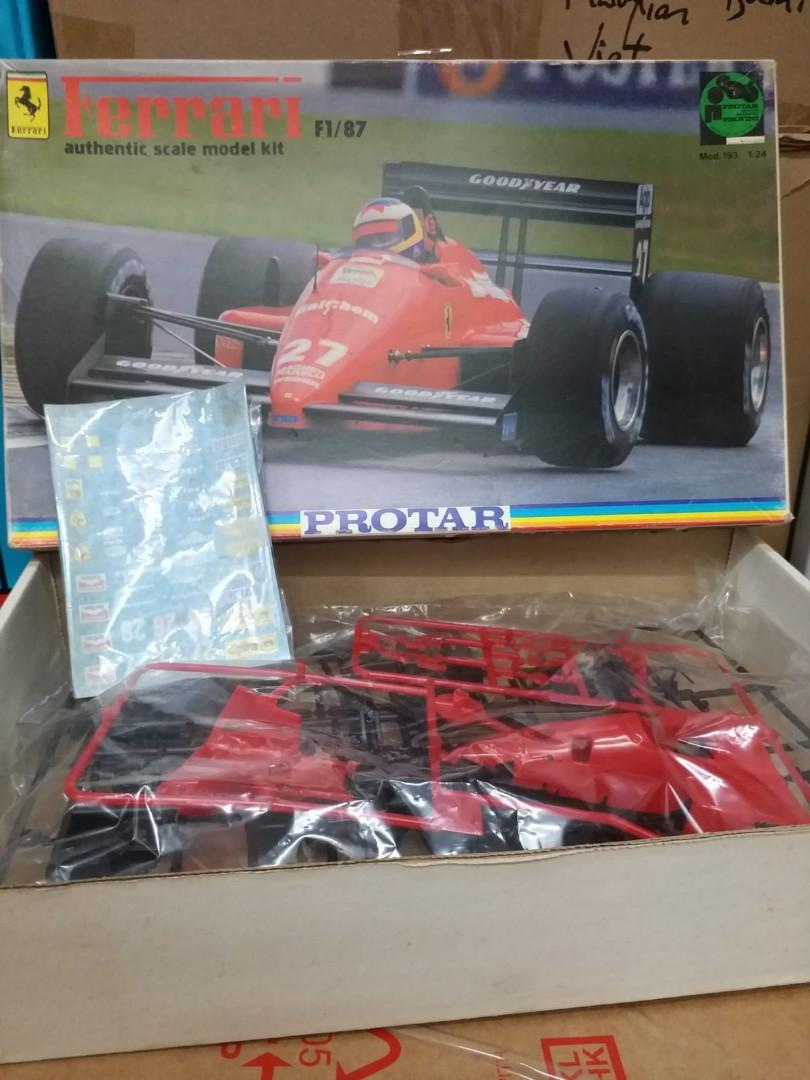 絕版Protar 1/24 Ferrari F156/85 and Ferrari F187 一對, 興趣及遊戲