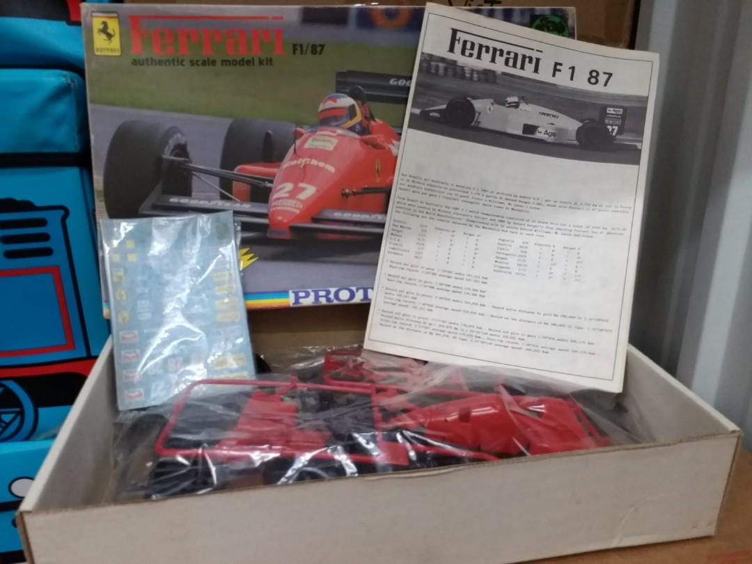 絕版Protar 1/24 Ferrari F156/85 and Ferrari F187 一對, 興趣及遊戲