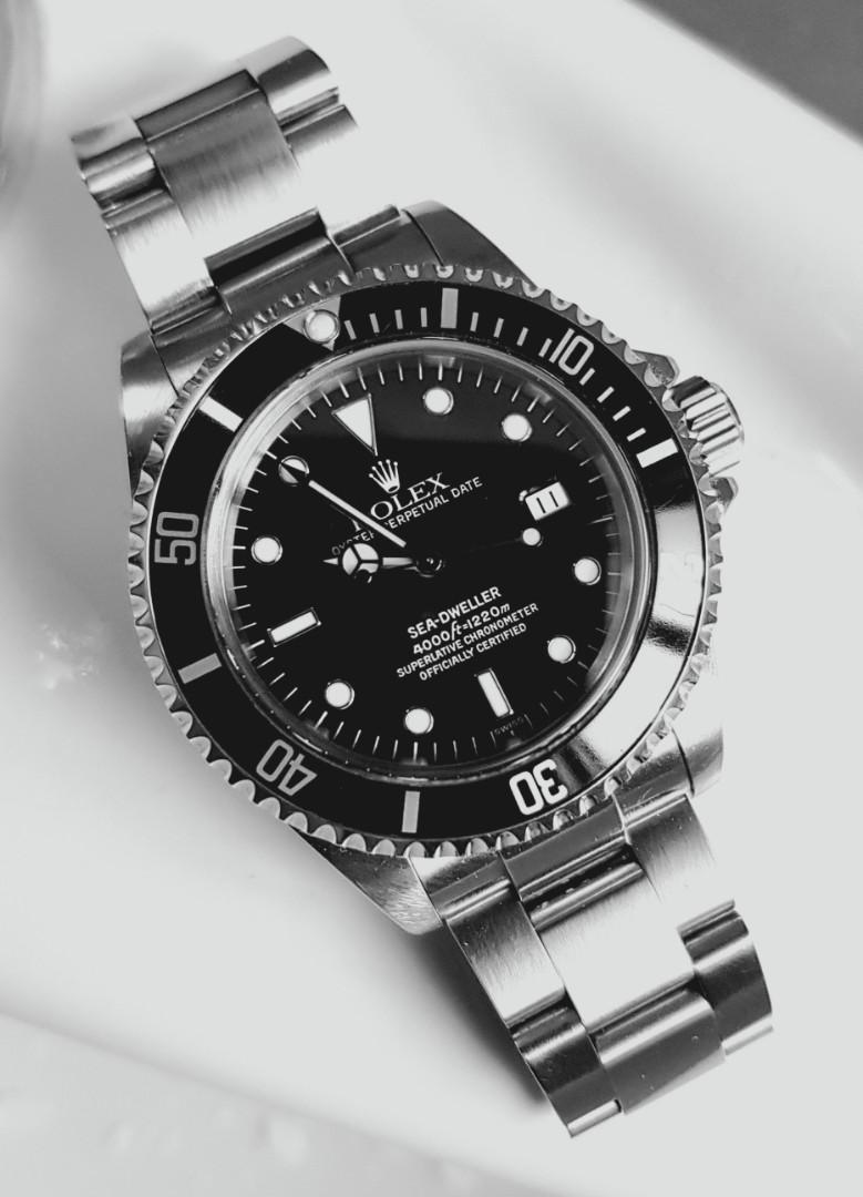 RARE SWISS ONLY Rolex Seadweller Ref 16600 Super Thick Strong Case not submariner 16610