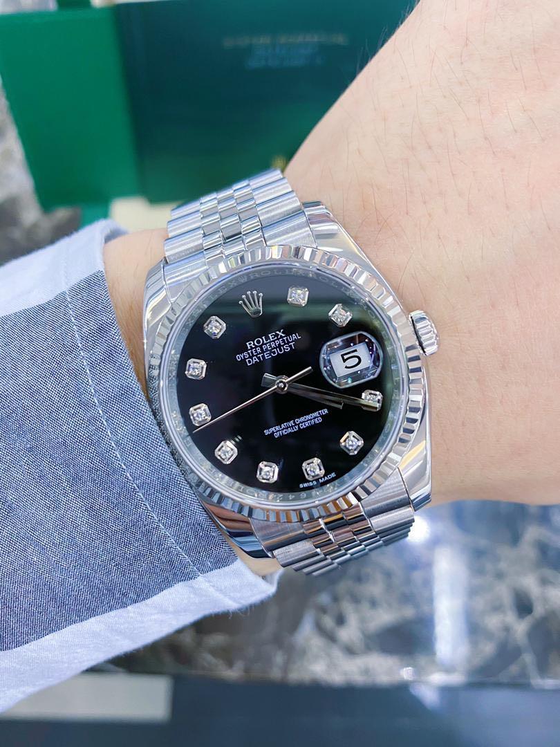 Rolex Datejust 116234 Diamond 36mm Automatic Luxury Watches on