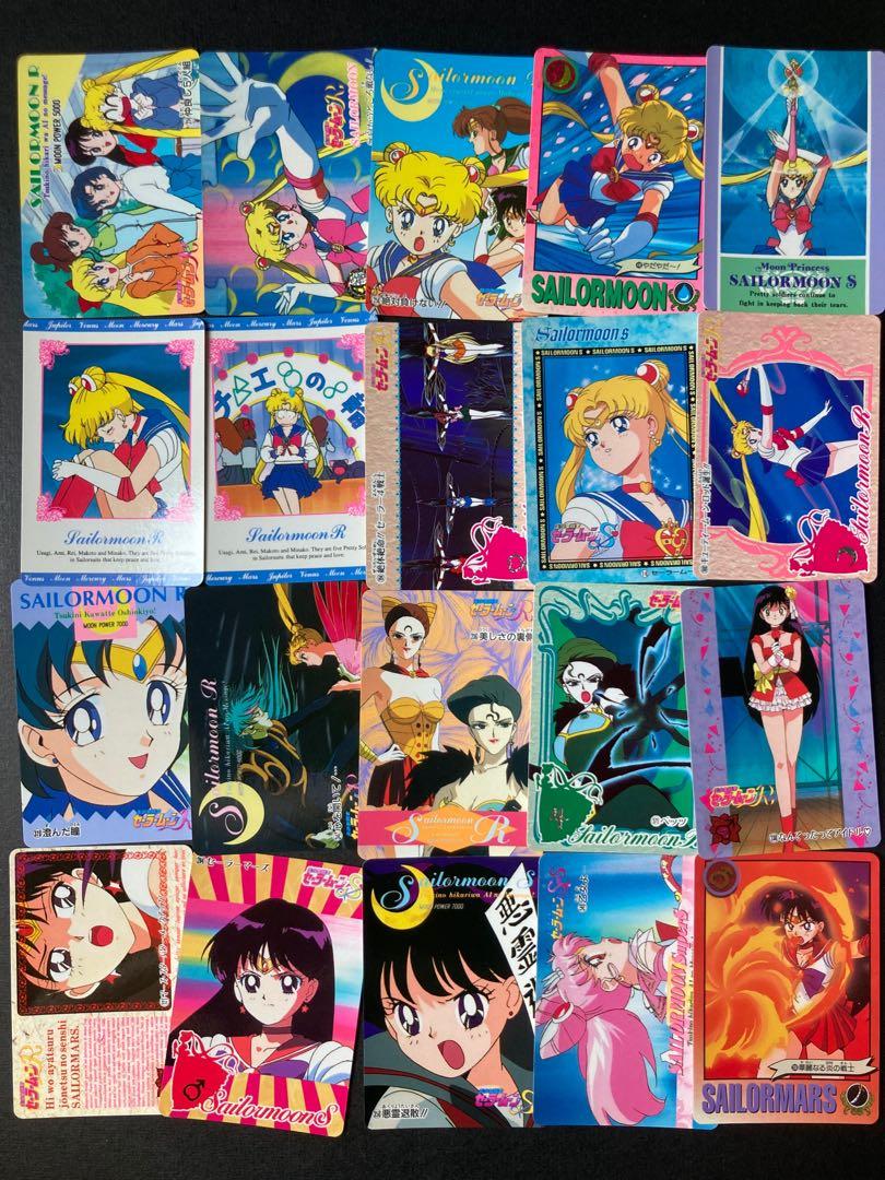 Set 7 美少女戰士個人團體白咭人物卡張出清套裝 Sailor Moon月野兔水野亞美火野麗木野真琴愛野美奈子豆釘兔地場衛sailormoon 包平郵 玩具 遊戲類 其他 Carousell