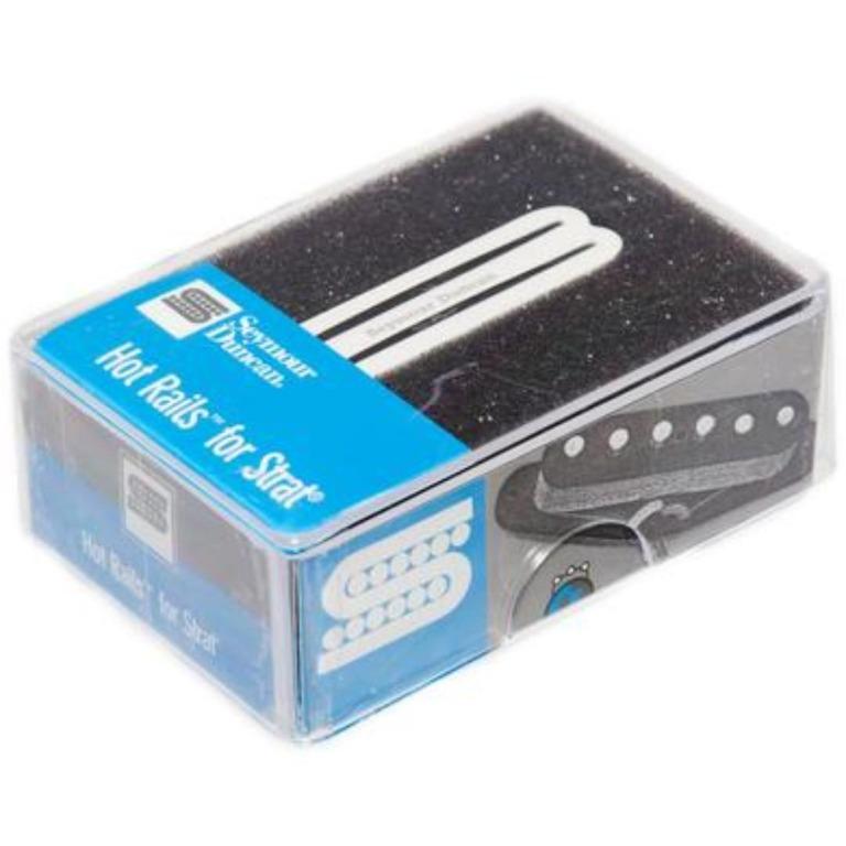 Seymour Duncan-Hot Rails for Strat Guitar Pickups - White (SVR-1n ...