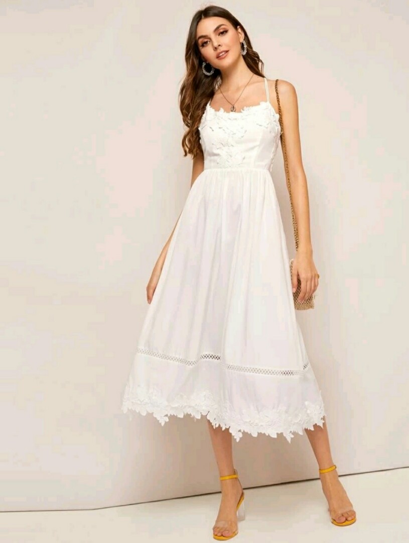 SHEIN white Formal Dress