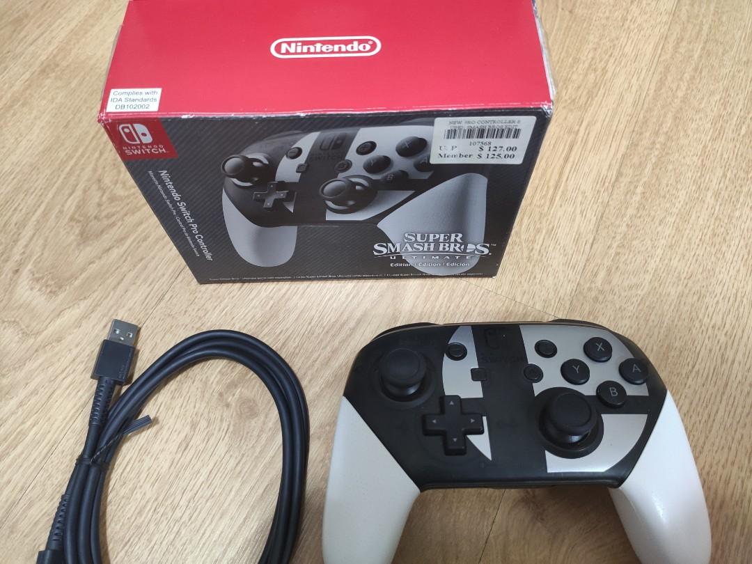 Ssb Super Smash With Box And Cable Pro Controller Switch Wireless Full Set Can Be Used For Pc Steam Or Epic Games Too Video Gaming Video Games Nintendo On Carousell