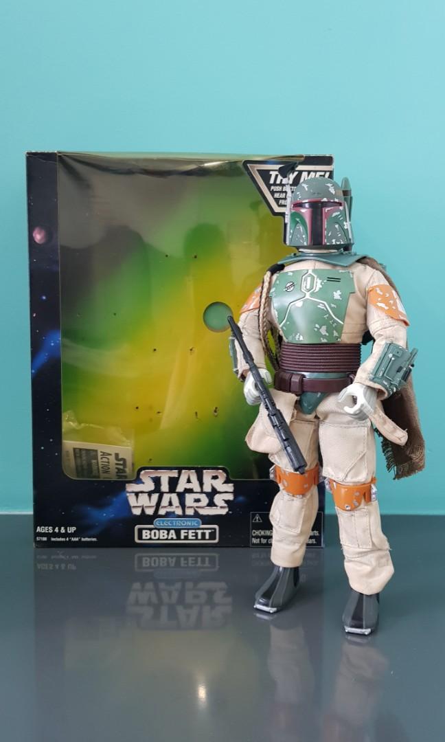 Star Wars Electronic 14 Boba Fett Hobbies Toys Toys Games on Carousell