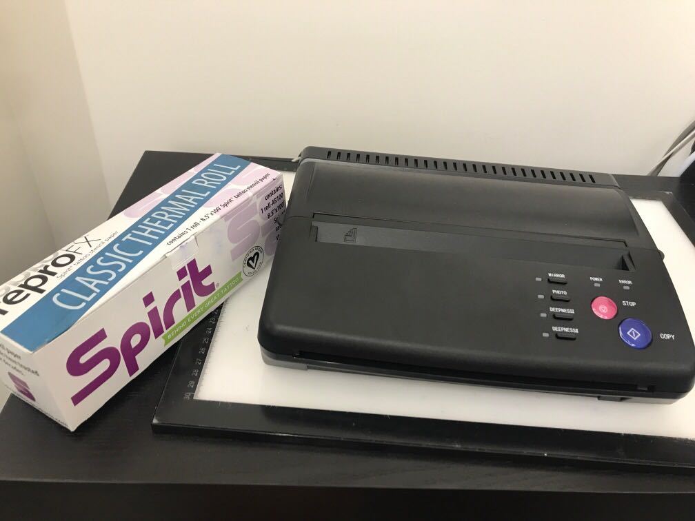 Tattoo Stencil Transfer Copier Printer Drawing Thermal Stencil Maker