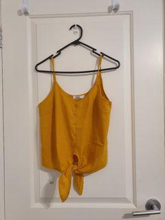 Tie front cami BNWT