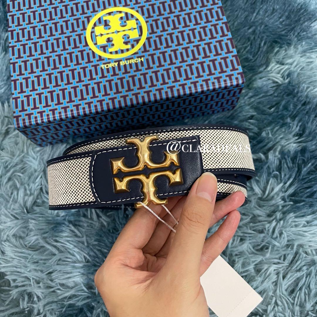 Tory Burch Eleanor Canvas Belt, Women's Fashion, Watches & Accessories,  Belts on Carousell