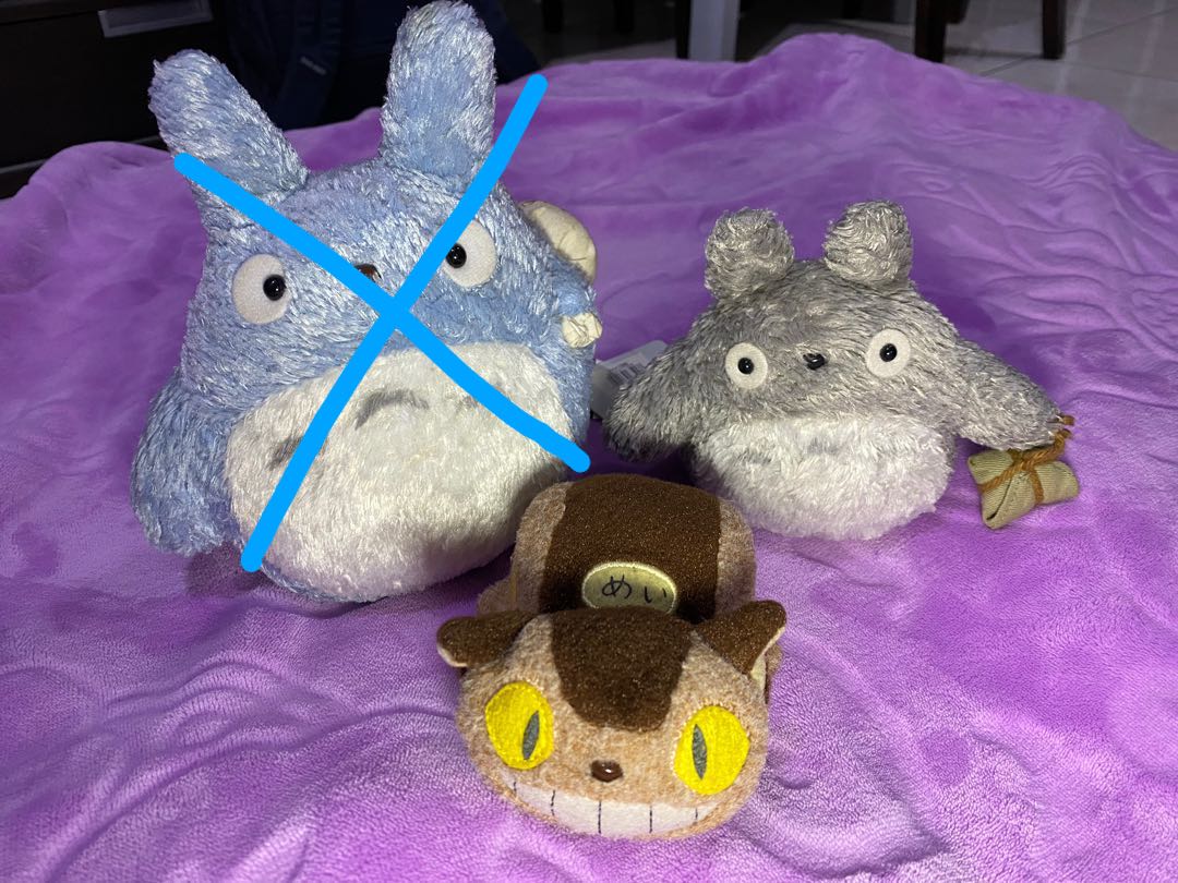 Totoro and Cat bus Plushie (Studio Ghibli Licensed from Japan), Hobbies ...