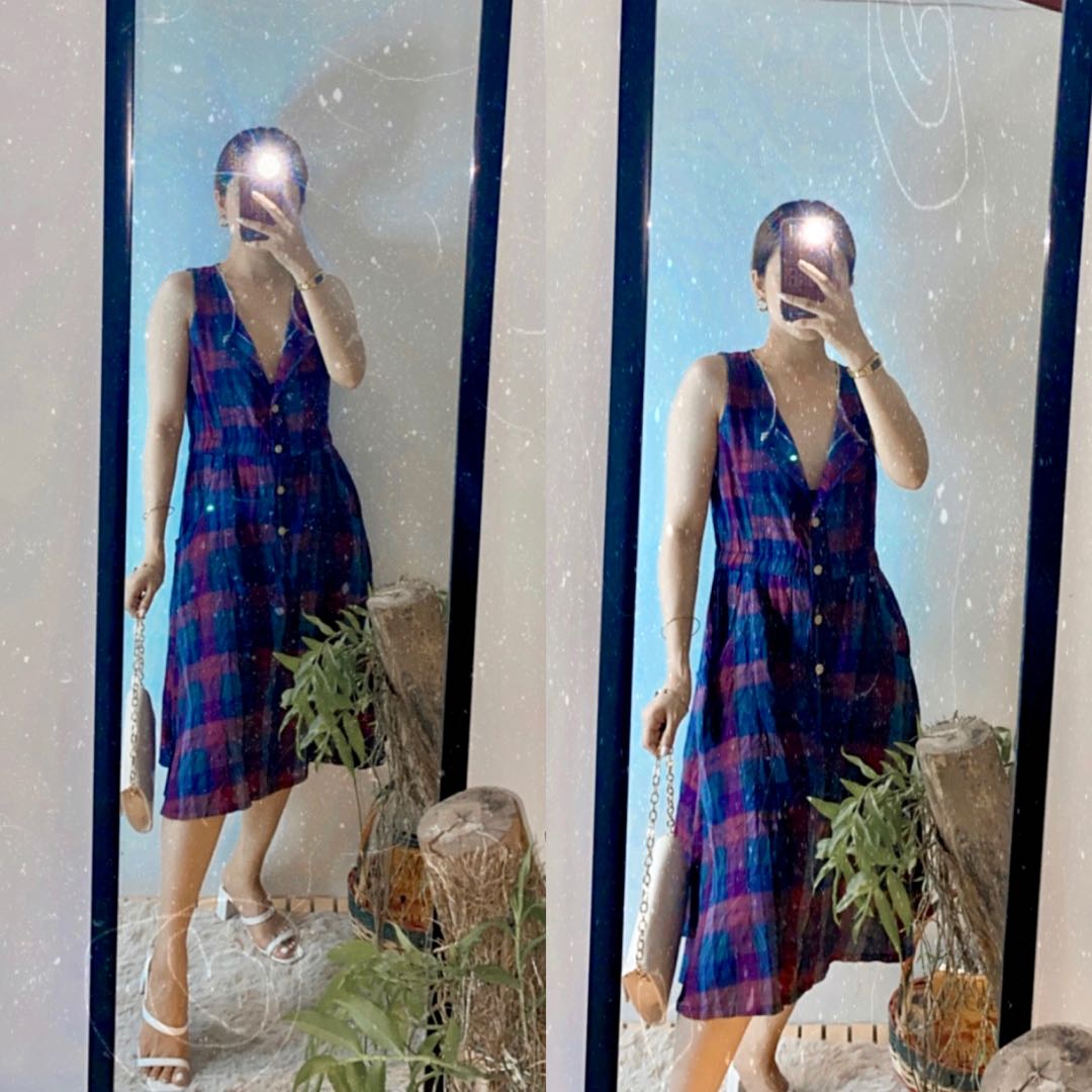 CLASSIC BUTTON DOWN DRESS -SAFARI