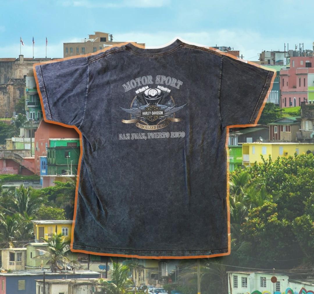 Vintage Harley Davidson San Juan Puerto Rico Tee Men S Fashion Tops Sets Tshirts Polo Shirts On Carousell