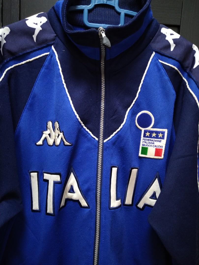 Vintage Rare Italy Italia Kappa Soccer Jacket Sweater Men s