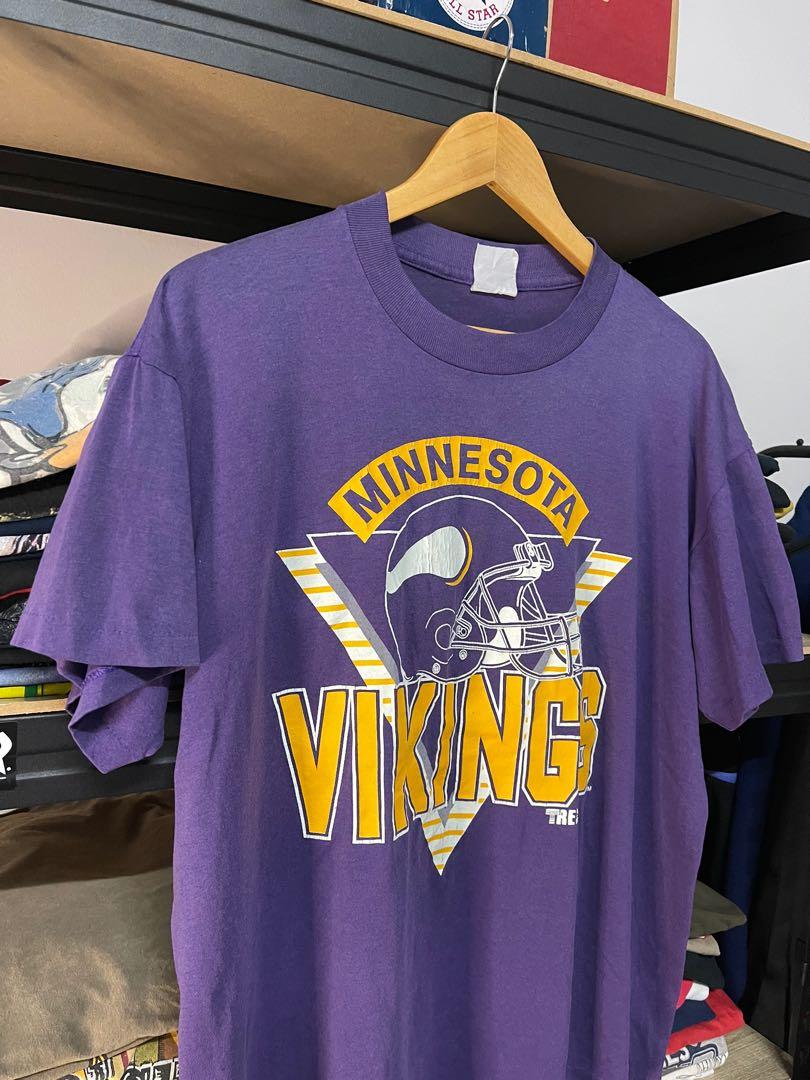 Vtg Minnesota Vikings T shirt Men s Fashion Tops Sets Tshirts
