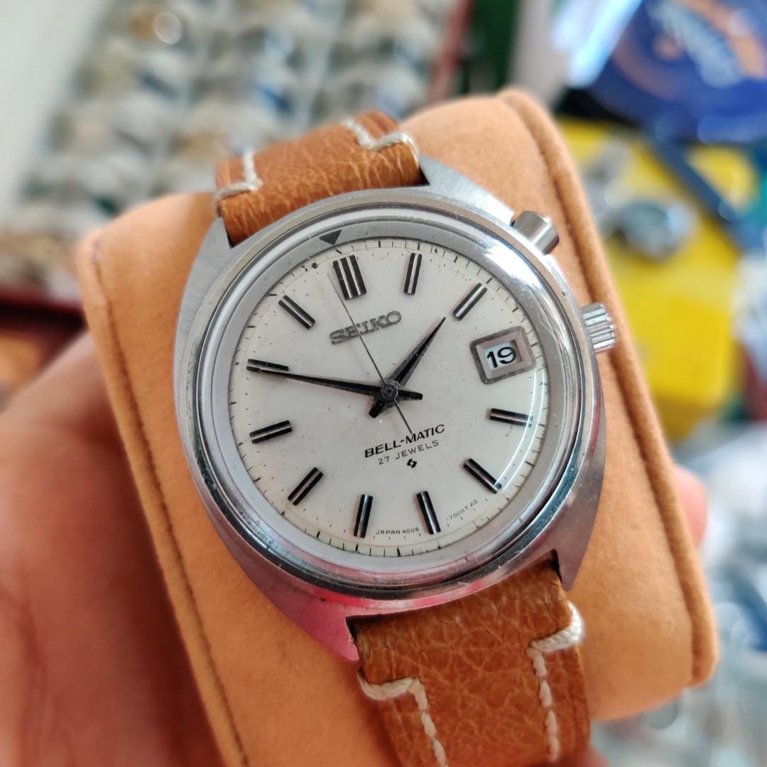 Vtg seiko 4005-7000 bellmatic rare single date, Men's Fashion, Watches &  Accessories, Watches on Carousell