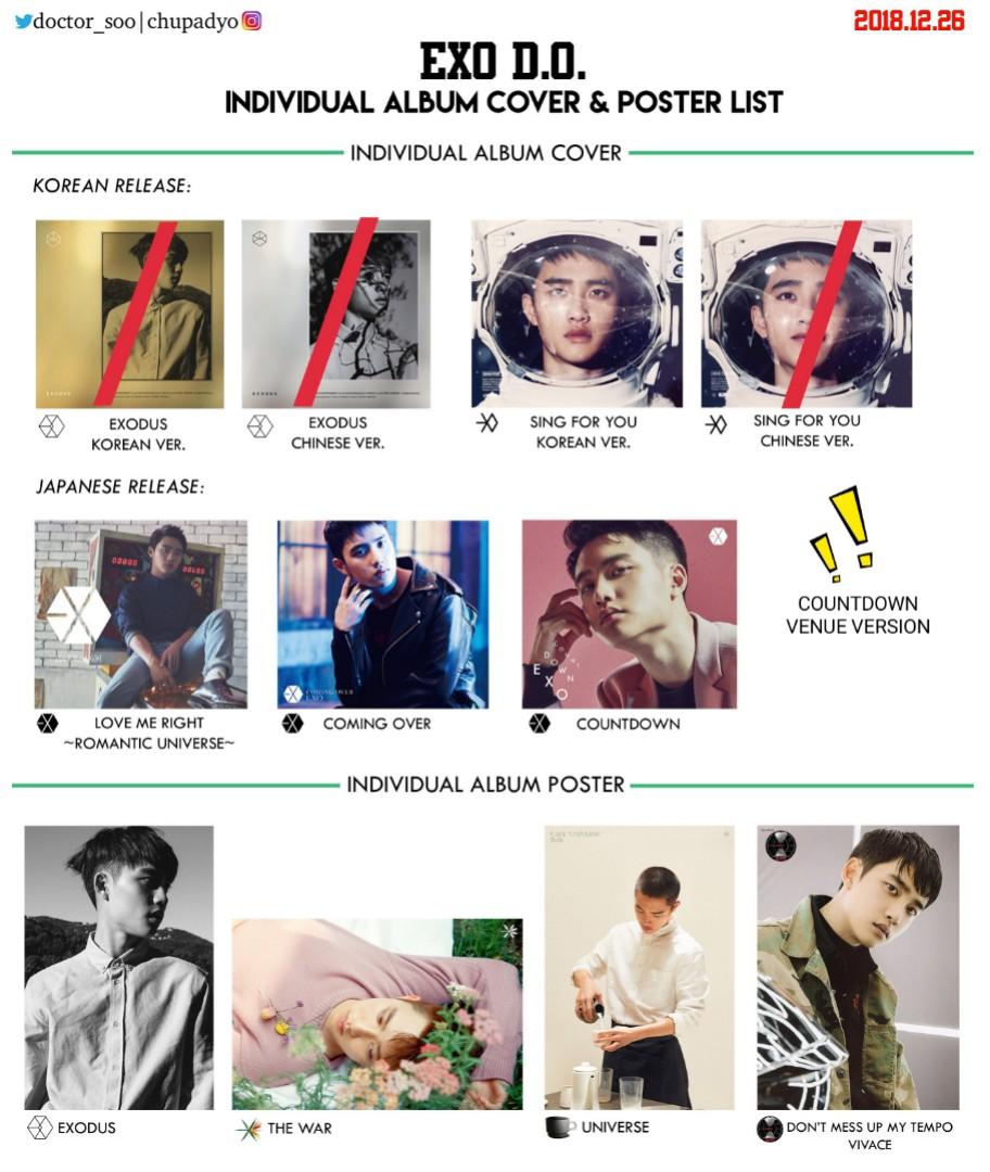 Wtb Exo D O Album Poster K Wave On Carousell