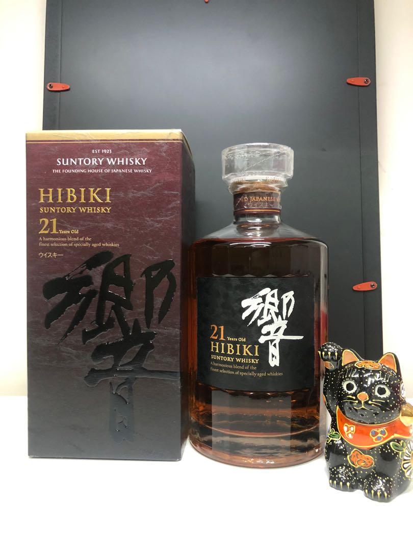 日本版響系列：響21年Hibiki 21年700ml, 嘢食& 嘢飲, 酒精飲料- Carousell