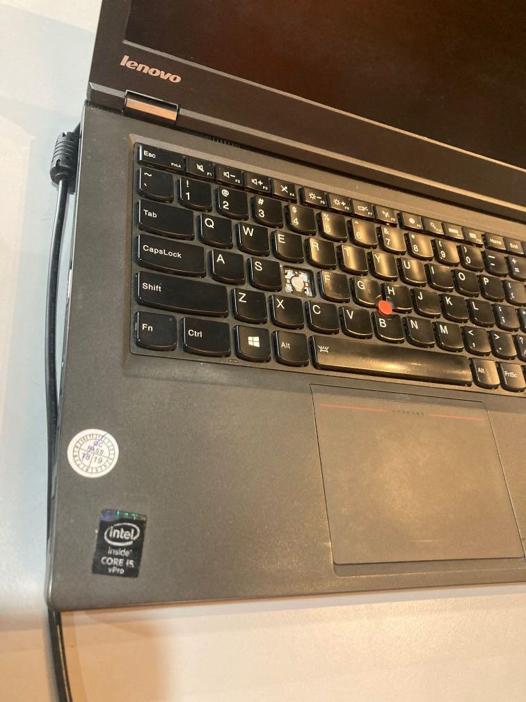 469 Lenovo Thinkpad T440/Core i5 vpro/Hdd error/Missing keyboard key/No charger, Computers