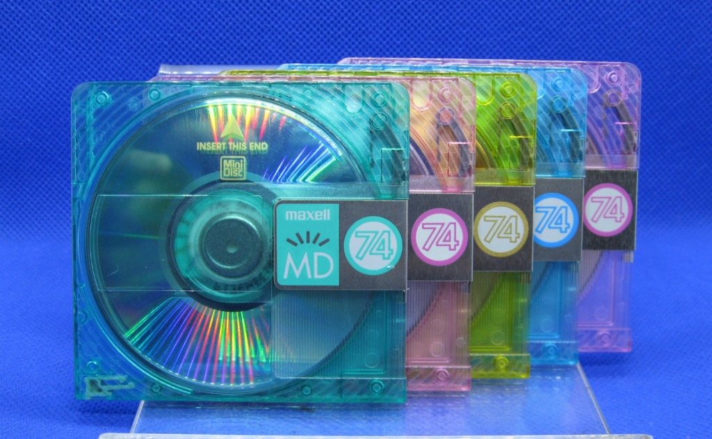 5pcs Maxell Color MD 74 Minidisc, Audio, Portable Music Players on Carousell