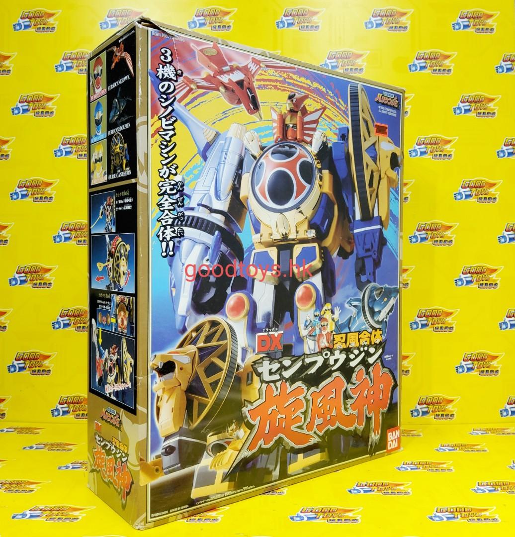 中古已開封行版BANDAI 忍風戰隊DX 超合金GD 42 忍風合體旋風神, 興趣及