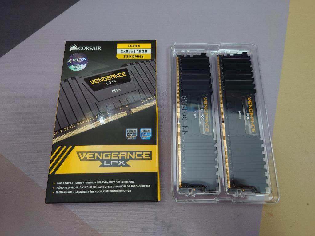 有單] Corsair 16GB Kit CMK16GX4M2E3200C16 Vengeance LPX DDR4