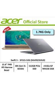 Acer Swift 3 SF315-52G Gold