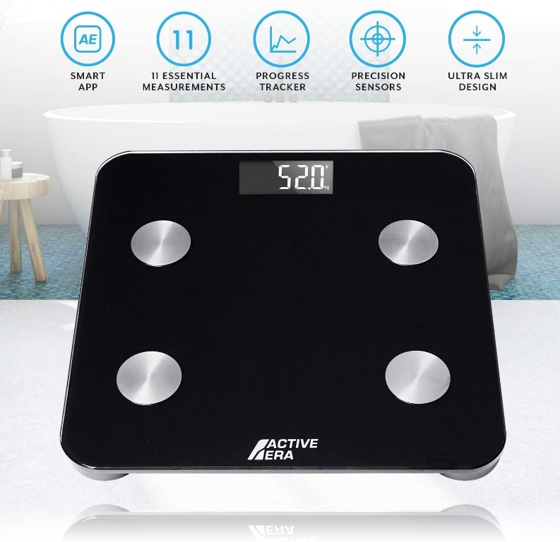 "Active Era® Smart Body Fat Scales Bluetooth Digital Bathroom Scales