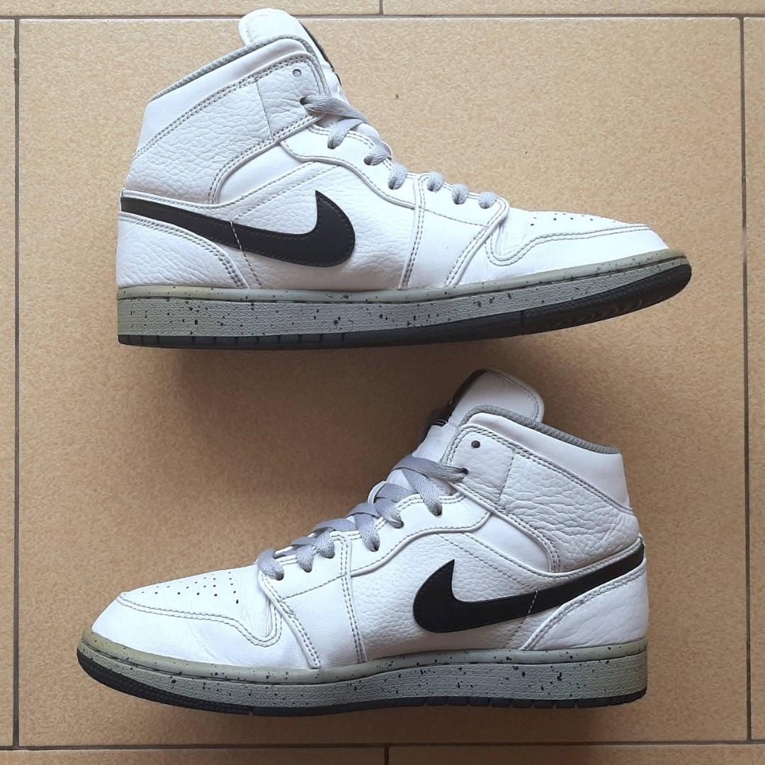 air jordan 1 mid cement