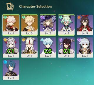 [ASIA]Genshin Impact Starter Account (code: G42/Kazuha)[AR7]