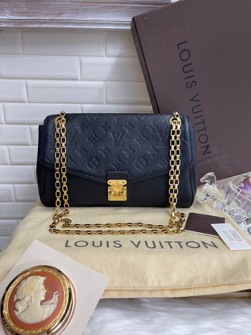 Black Louis Vuitton Monogram Empreinte Saint - Germain PM Bag