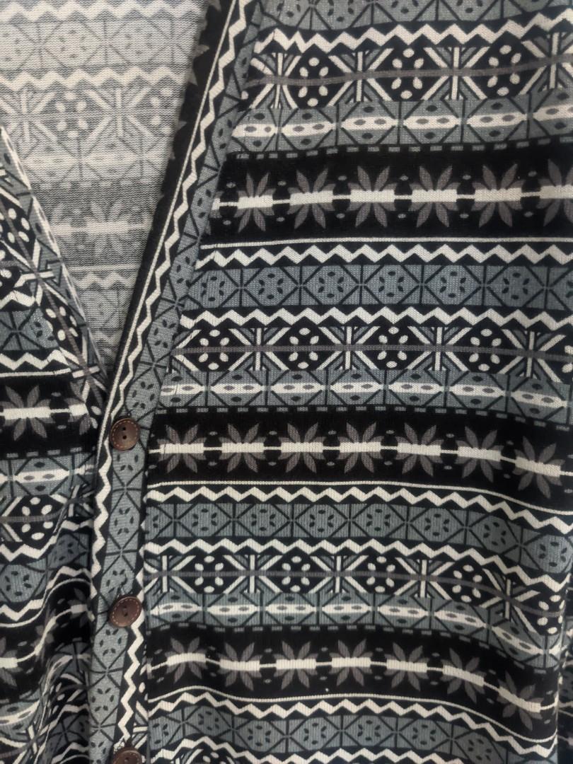 Aztec Cardigan (Category: Coats, Jackets and Outerwear) located in San Fernando. Submitted by ivanphil (Listing ID 1097668857, Image 2). Description: Destashing some of my clothes Brand: Markus Description: Aztec Pattern Cardigan Size: Medium Large Color: Gray Material: Polyblend Mode of Payment GCash, Landbank, UnionBank, CIMB Shipping fee from Pampanga c/o buyer. I have other clothes for sale. Better to buy more to save SF. Shipping via J&T or 