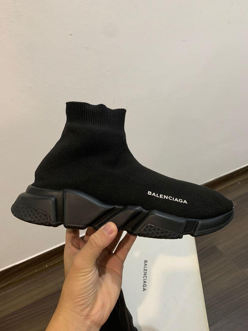 All black balenciaga new arrivals speed trainer
