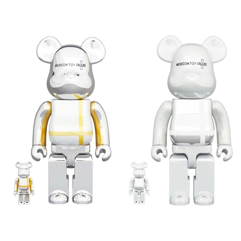 BE@RBRICK MEDICOM TOY PLUS SILVER 1000% - フィギュア