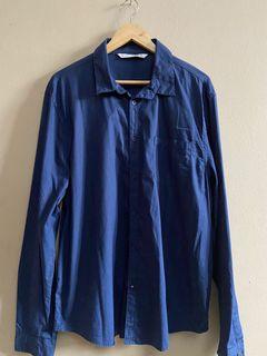 Bershka Dark Blue Shirt