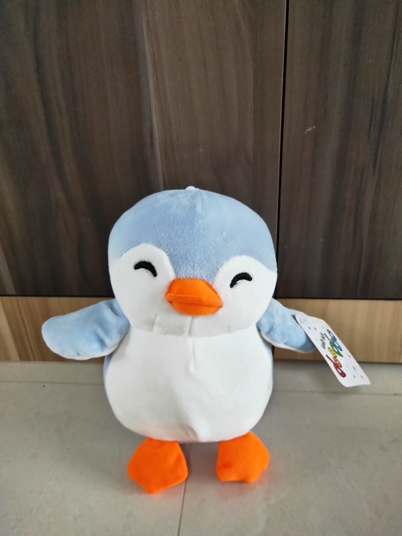 blue penguin plush toy