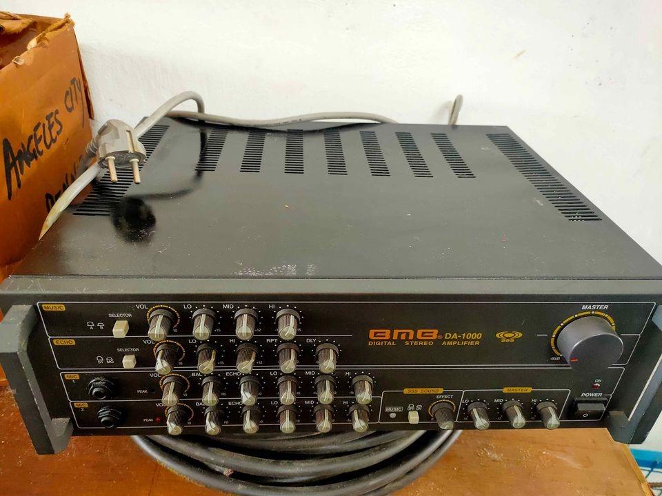 BMB DA-1000 DIGITAL STEREO AMPLIFIER ₱11,000 each (Category: Soundbars, Speakers & Amplifiers) located in Angeles City. Submitted by edjazmin (Listing ID 1097669655, Image 1). Description: BMB DA-1000 DIGITAL STEREO AMPLIFIER MODEL: DA-1000 (STEREO AMPLIFIER ) POWER SOURCE: AC 220V 60Hz POWER CONSUMPTION: 480W TJD:0.1% MAXIMUM OUTPUT: 120+120WATTS GOOD WORKING CONDITION NO RETURN POLICY LOCATED @ 544 ACACIA ST. DONA BELEN SUBDIVISION STO. CRISTO 