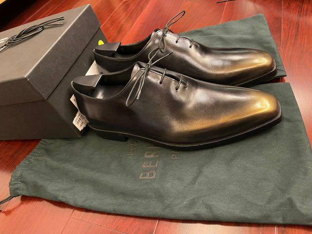 Berluti Alessandro Venezia Black Leather EU10/US11