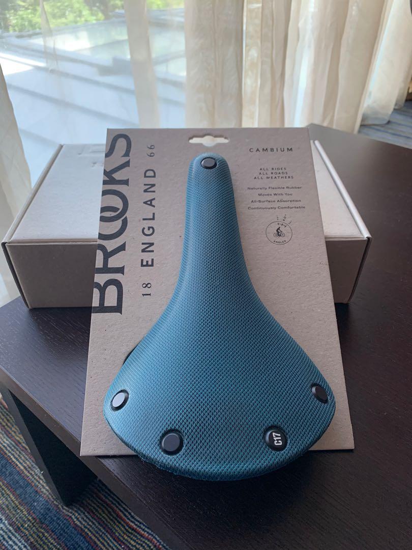 Brooks Cambium C17 サドル Blue Octane サドル - 自転車