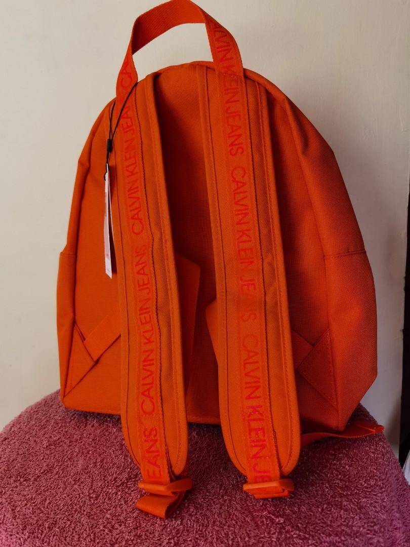 Calvin Klein Orange Backpack