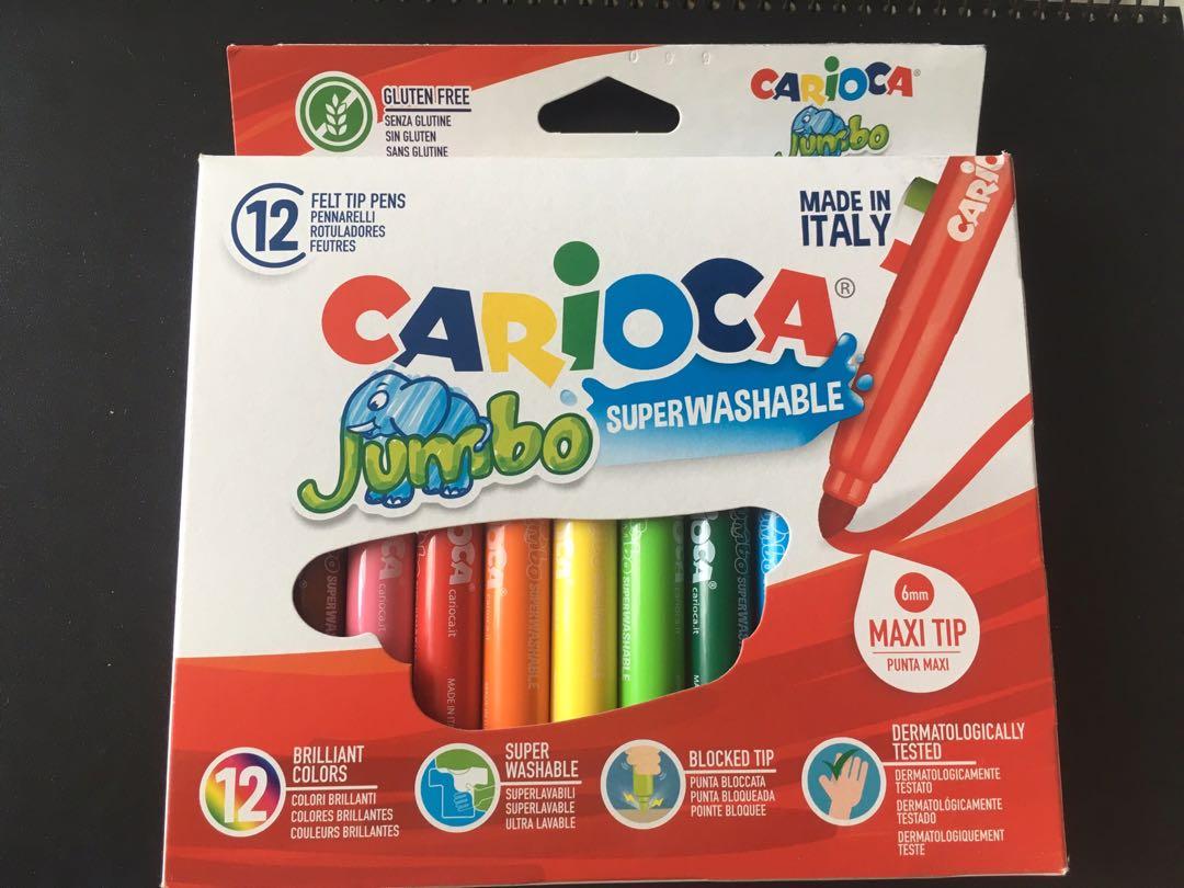 Felt-tip pens CARIOCA Baby Jumbo 6 colors