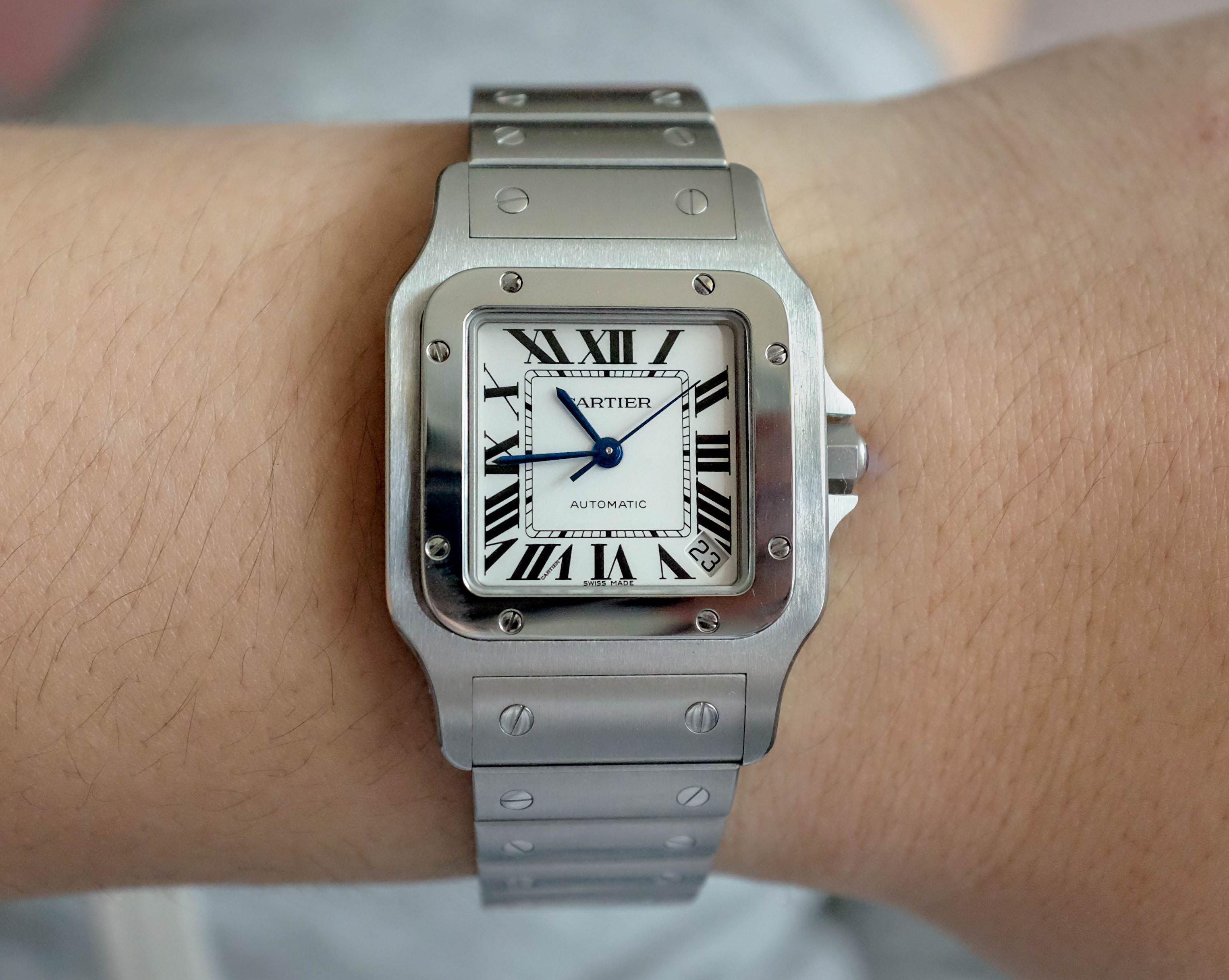 Cartier Santos Galbee XL 2823 FULL SET Mint Condition