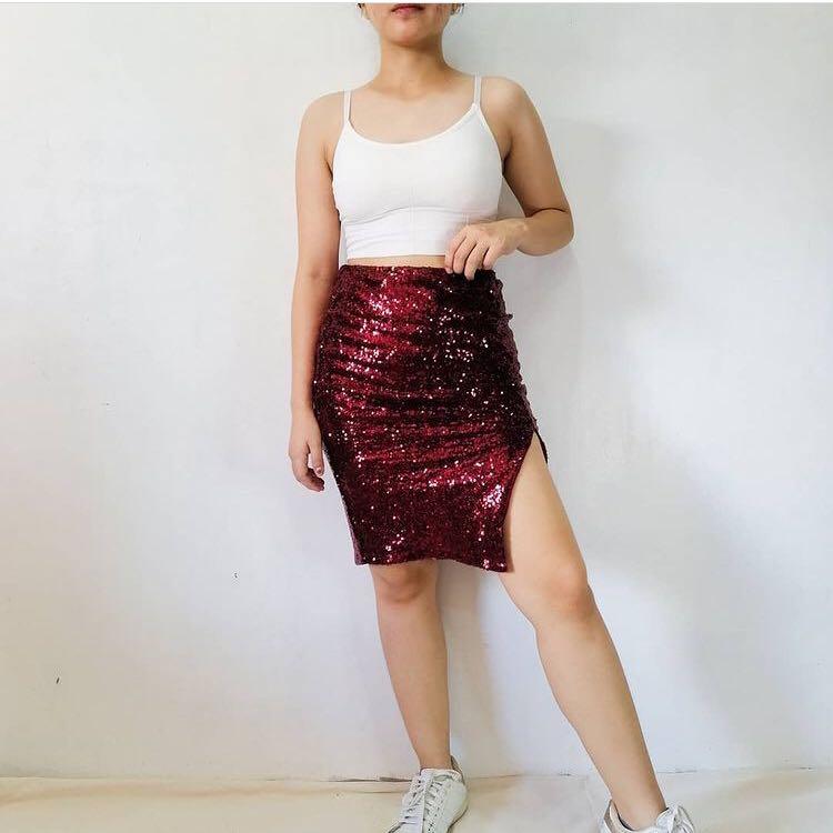 Sequin skirt charlotte best sale russe
